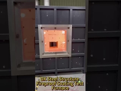 Steel Structure Fireproof Coating Testing Furnace