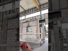 Pionowy piec odporny na ogień do elementów budowlanych